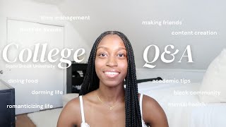COLLEGE Q&A: academics, friendships, black community, healthy habits, dorm | Stony Brook University