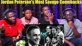 OUR FIRST TIME HEARING Jordan Peterson's Most Savage Comebacks (Highlights/Compilation) [REACTION!!]