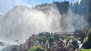 Niagara Waterfalls in Canada || నయాగరా వాటర్ ఫాల్స్ కెనడా #niagarafalls #canada #waterfall