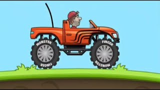 HILL CLIMB RACING : MONSTER TRUCK UNLOCKED - RACE IN THREE DIFFERENT STAGES