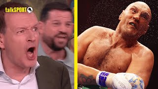 FURY DROPPED IN THE 9TH! 😱 talkSPORT Boxing REACT As Tyson Fury Is SAVED BY THE BELL!