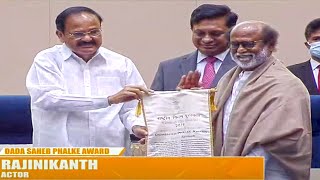 Rajinikanth honoured with Dadasaheb Phalke award 2021 | 67th National Film Awards