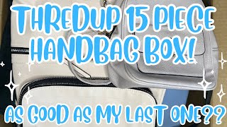 THREDUP 15 PIECE HANDBAG RESCUE BOX MYSTERY UNBOXING!