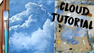 How to Paint Clouds - Oil Art Tutorial