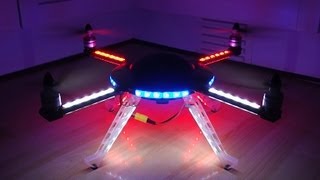 WALKERA MX400 UFO NIGHT FLIGHT WITH LED LIGHTS
