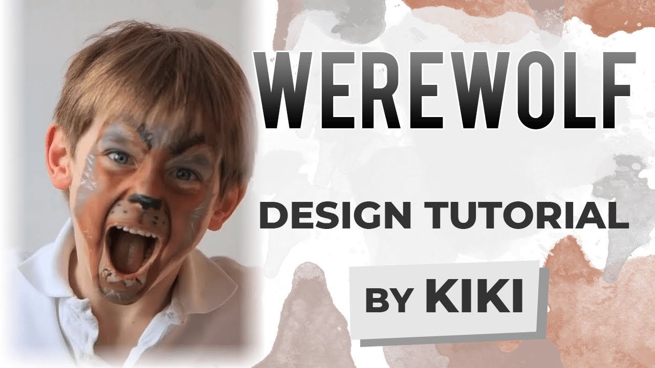 Werewolf Face Paint Tutorial