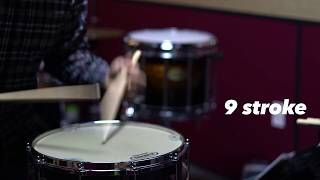 스네어드럼 테크닉 #5. 9스트록. Nine Stroke Roll. Rudiments.