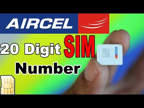 How to know AIRCEL 20 digit SIM Number | ICCID Number | Techno Baaz How to know AIRCEL 20 digit SIM Number | ICCID Number | Techno Baaz