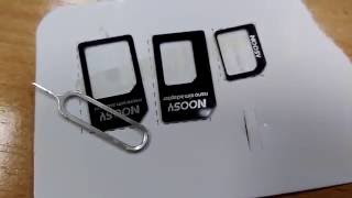 3 in 1 NOOSY Nano Sim Adapter - Review from GearBest.com