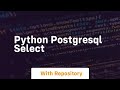 python postgresql select