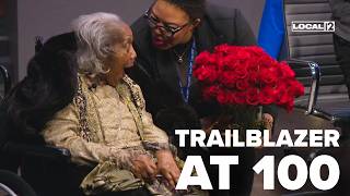 'A beautiful journey': 100-year-old honored by Ohio school district for pioneering career
