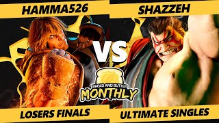 BnB 39 Losers Finals - Shazzeh (Honda) Vs. hamma526 (Ken) Street Fighter 6