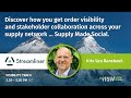 inNOWvate Supply Chain Event 2022 | Visibility | Streamliner