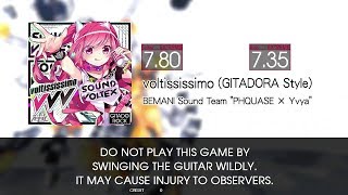 【GITADORA EXCHAIN Guitarfreaks】 voltississimo (GITADORA Style) EXTREME Guitar \u0026 Bass