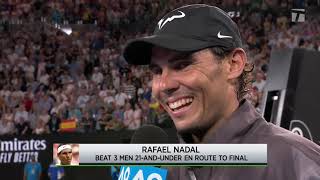Tennis Channel Live: Rafael Nadal Makes 25th Grand Slam Final at 2019 Australian Open