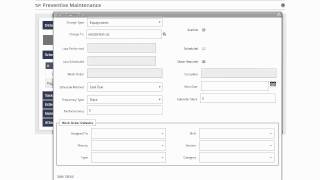 Adding a PM Schedule record