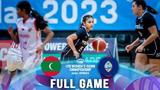 Maldives v Guam | Full Basketball Game | FIBA U16 Women's Asian Championship 2023 - Division B