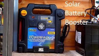 Jump Start, Power Booster Pack - 12v Solar Shed