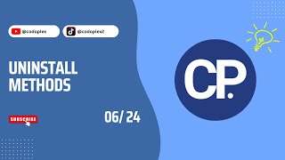 Ep.006 - Uninstall Methods - Learn WordPress Plugin Development