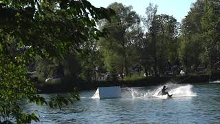 Der Wasserskilift Allgäu - Wakebaorden und Wasserskifahren im Paradies