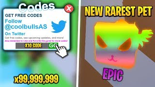 Epic All Working Codes For Pet Ranch Simulator Roblox - roblox pet simulator codes twitter