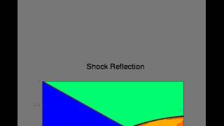 Shock reflection test case