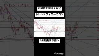 【手法】方向性を間違えないトレンドフォローのコツ！