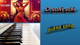 O saki saki//batla house//mp piano tutorial//covered by mobile (perfect)piano 🎹