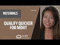 Qualify for MDRT 50% faster with referrals