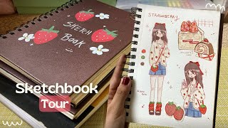 Mi arte este 2024 🍓| Sketchbook Tour.