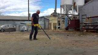 Ground penetrating radar search in use at North Plympton