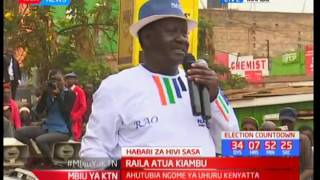 NASA flag bearer Raila Odinga shows how he's not tribal in his backing of Emilio Kibaki