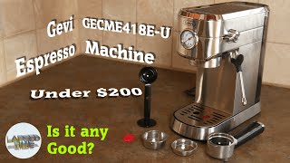 Gevi Espresso Machine Overview Model GECME418E-U