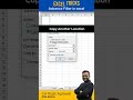 #excel 69 - advanced filter in excel copy to another location #shorts