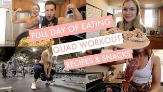 FAT LOSS | FULL DAY OF EATING | WORKOUT