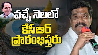 Minister Vemula Prashanth Reddy Inspects  Telangana Martyrs’ Memorial At Tankbund | T News