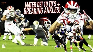 Mater Dei BREAKING ANKLES! #1 Team in NATION SCORES 70 POINTS! League Opener vs Santa Margarita