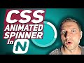 CSS Animated Loading Spinner in NativeScript Tutorial