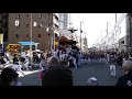 堺市だんじり祭り　深井地区だんじり　深井駅前連合パレード　深井中町西（２０１８年１０月７日）－４