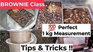 Perfect 1kg Brownie Measurement with Recipe 👉 ASSORTED BROWNIES \u0026 Triple Chocolate Brownies #brownie