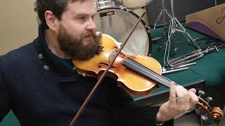 1920 Czech Stradivarius violin restored. Played by Jeff Taylor. Rescued by Schnefsky.