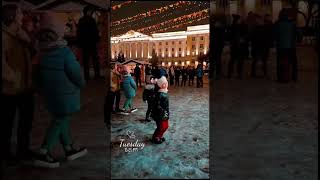 Russian Christmas celebration in Lopatinskiy sad, Smolensk🎄🎄🎄🎅🎅🎅(07.01.2025) #shorts #moments#ssmu