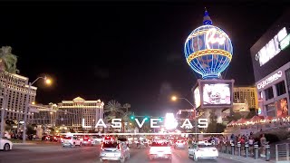 Driving In Las Vegas Night | 4K Street View Tour
