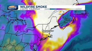 Haze from Canadian wildfires likely to hang around for days