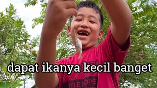 dikira strike dapat ikan besar... ternyata kecil banget