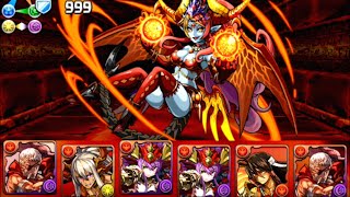 【パズドラ】ヘラウルズ降臨 5x4マス 絶地獄級 赤オーディンPT ノーコン