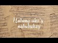 KUNDIMANG KUPAS performed by Joey Albert (Robert More composer, Archie Castillo arranger)