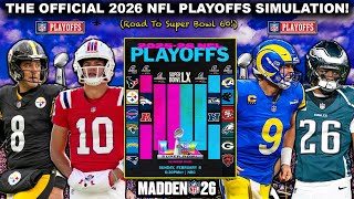 Simulating The 2026 NFL Playoffs On Madden! (Live Games)