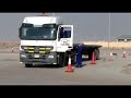 saudi arab truck driving test khan trucks