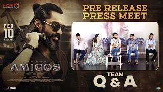 Amigos Team Q&A | Amigos Pre Release Press Meet | Nandamuri Kalyan Ram | Ashika | Rajendra Reddy